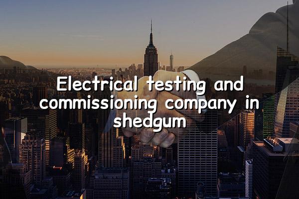 Electrical Testing and Commissioning Company in Shedgum