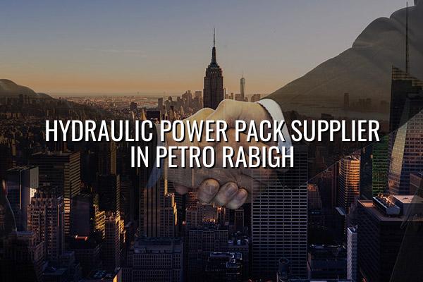 Hydraulic Power Pack Supplier in Petro Rabigh