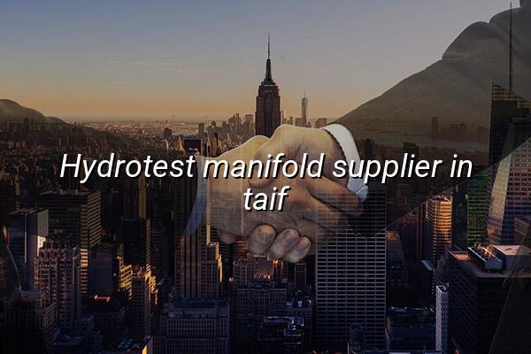Hydrotest Manifold Supplier in Taif
