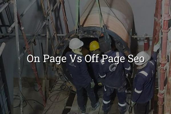 On Page vs Off Page SEO