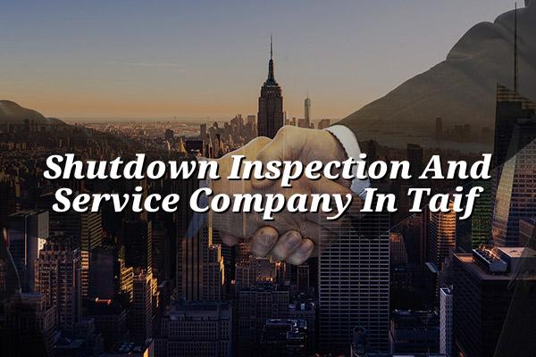 Shutdown Inspection and Service Company in Taif