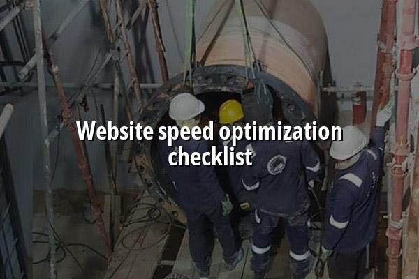 Website Speed Optimization Checklist
